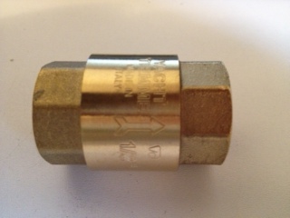 VALVOLA DI RITEGNO YATCH FEMMINA-FEMMINA 1/2" PER ALTE TEMPERATURE